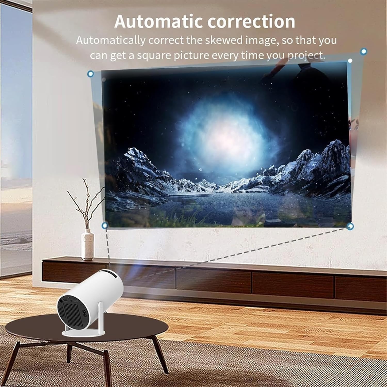 Portable Mini Projector, 4K 1080P Full HD Projector, Support Video Projector - Image 5